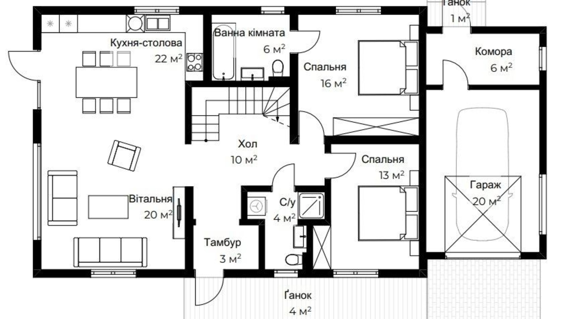 Планування котеджу в КМ Mulberry Homes 213 м², фото 594758