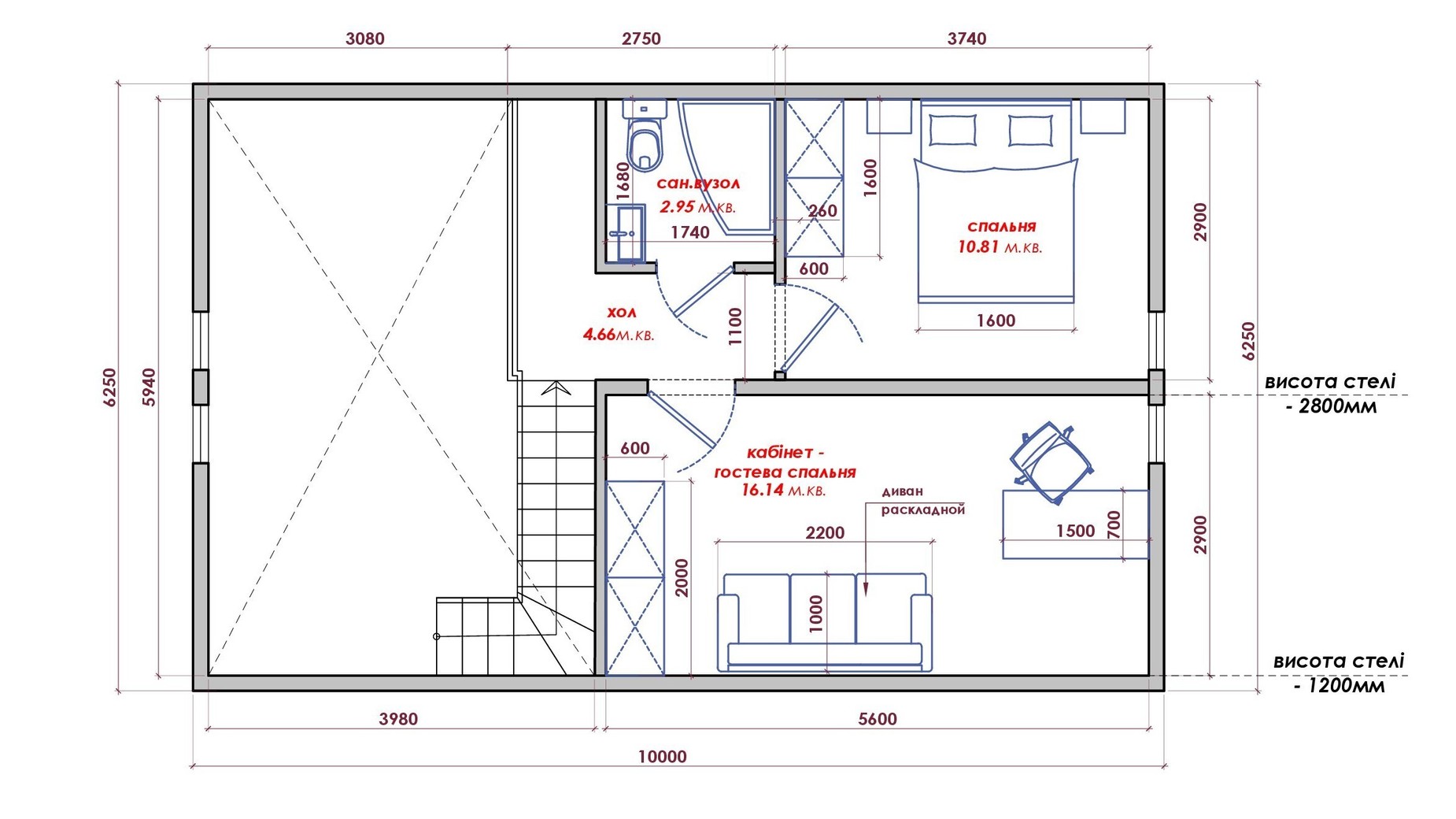 Планировка коттеджа в КГ Lagom Village 94.53 м², фото 595084