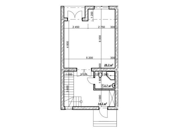 КМ Лісове-2: планування 3-кімнатної квартири 115 м²