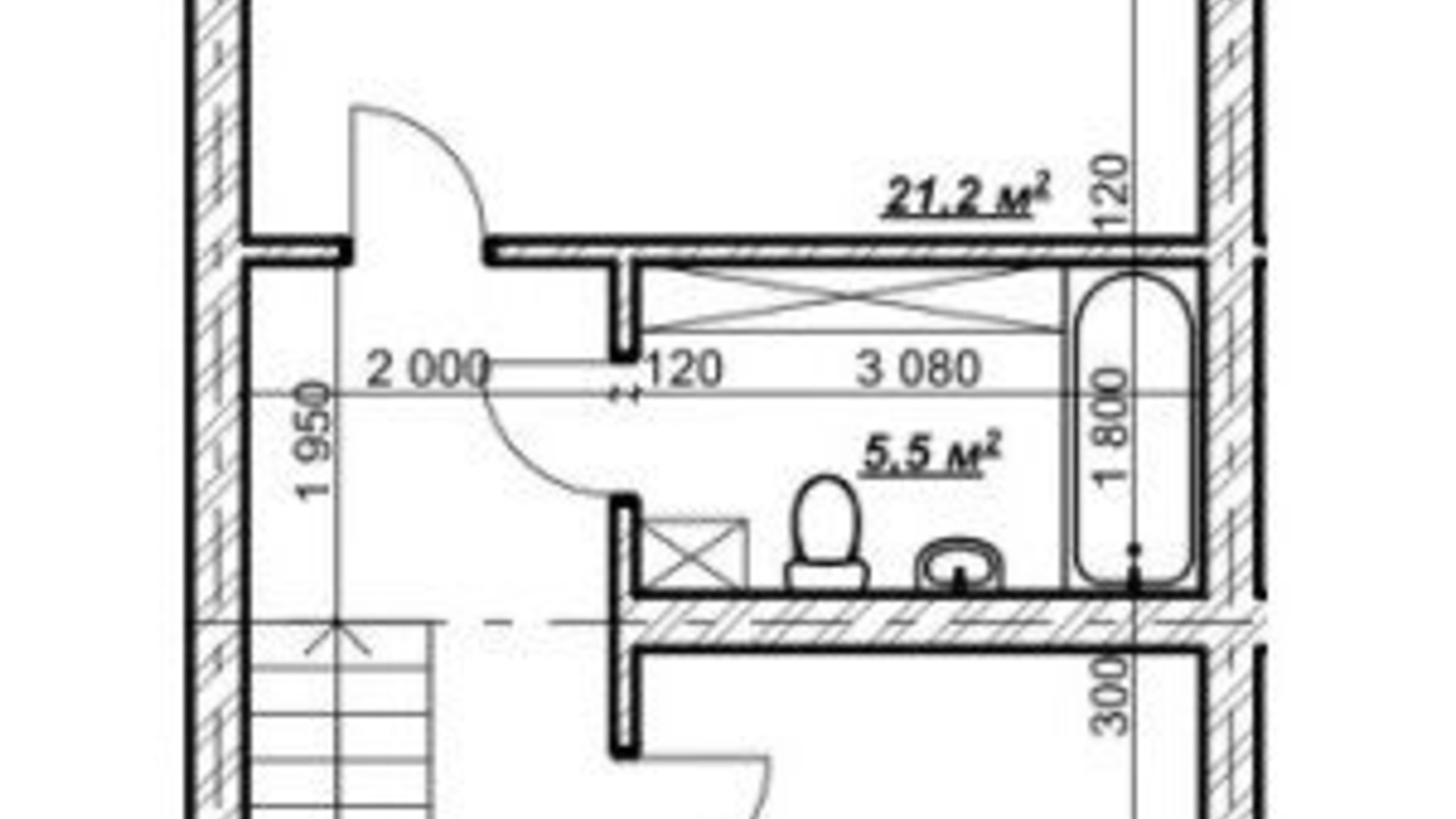 Планировка таунхауса в КГ Лісове-2 115 м², фото 595520