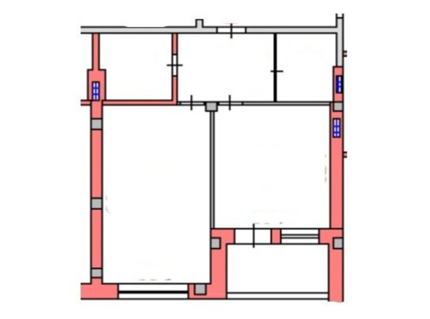 ЖК Клубная резиденция: планировка 1-комнатной квартиры 71 м²