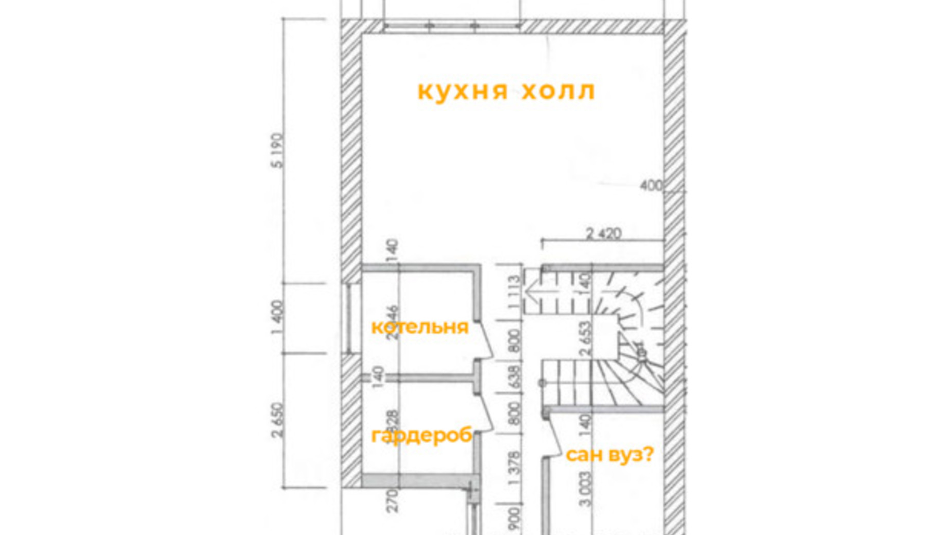 Планировка дуплекса в КК Михайловский 120 м², фото 596548