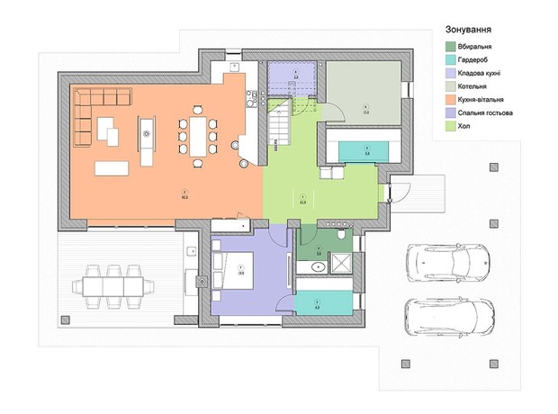 КГ Витаград: планировка 4-комнатной квартиры 251.19 м²