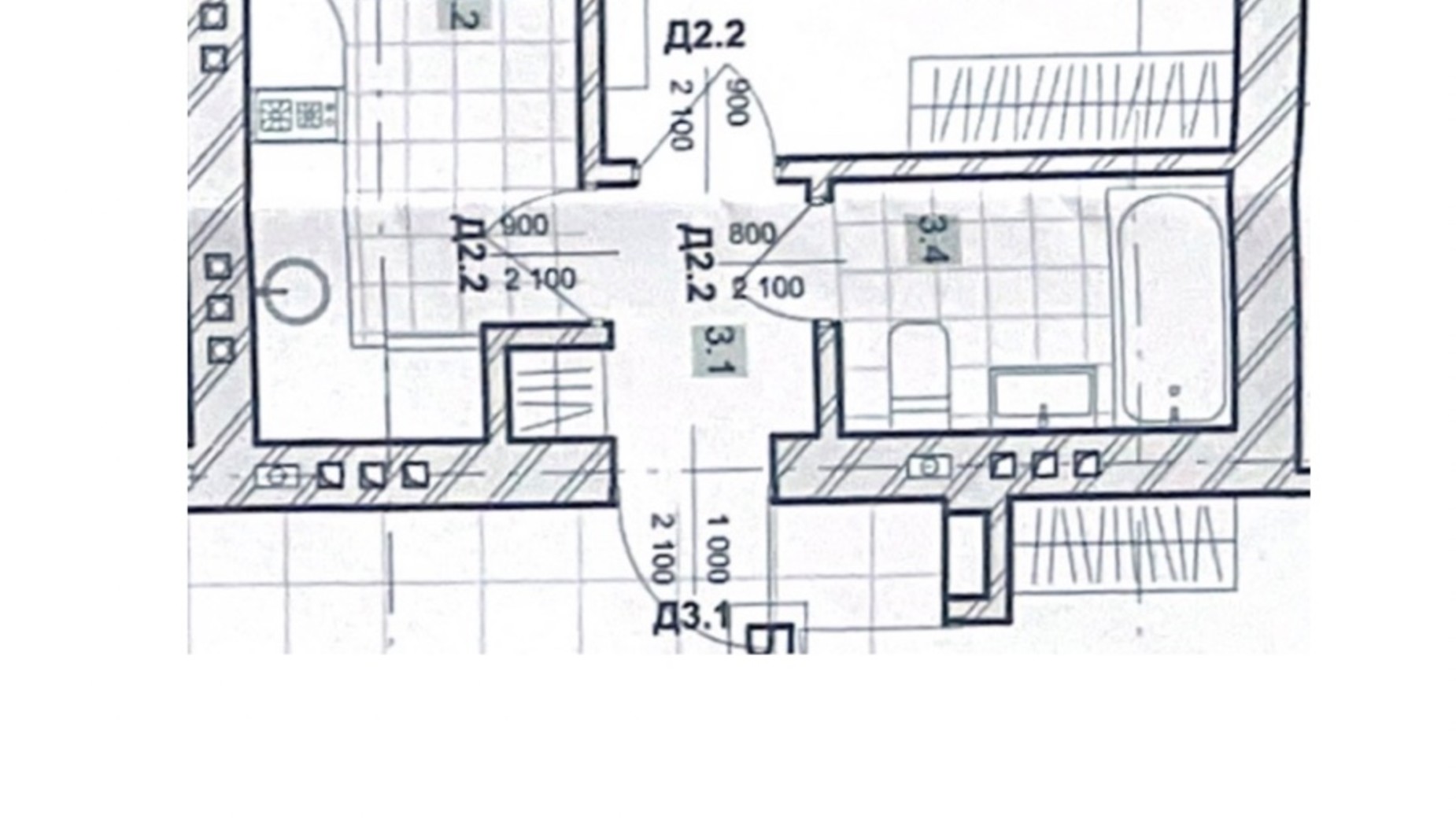 Планировка 1-комнатной квартиры в ЖК Дружный Двор 35.8 м², фото 597458