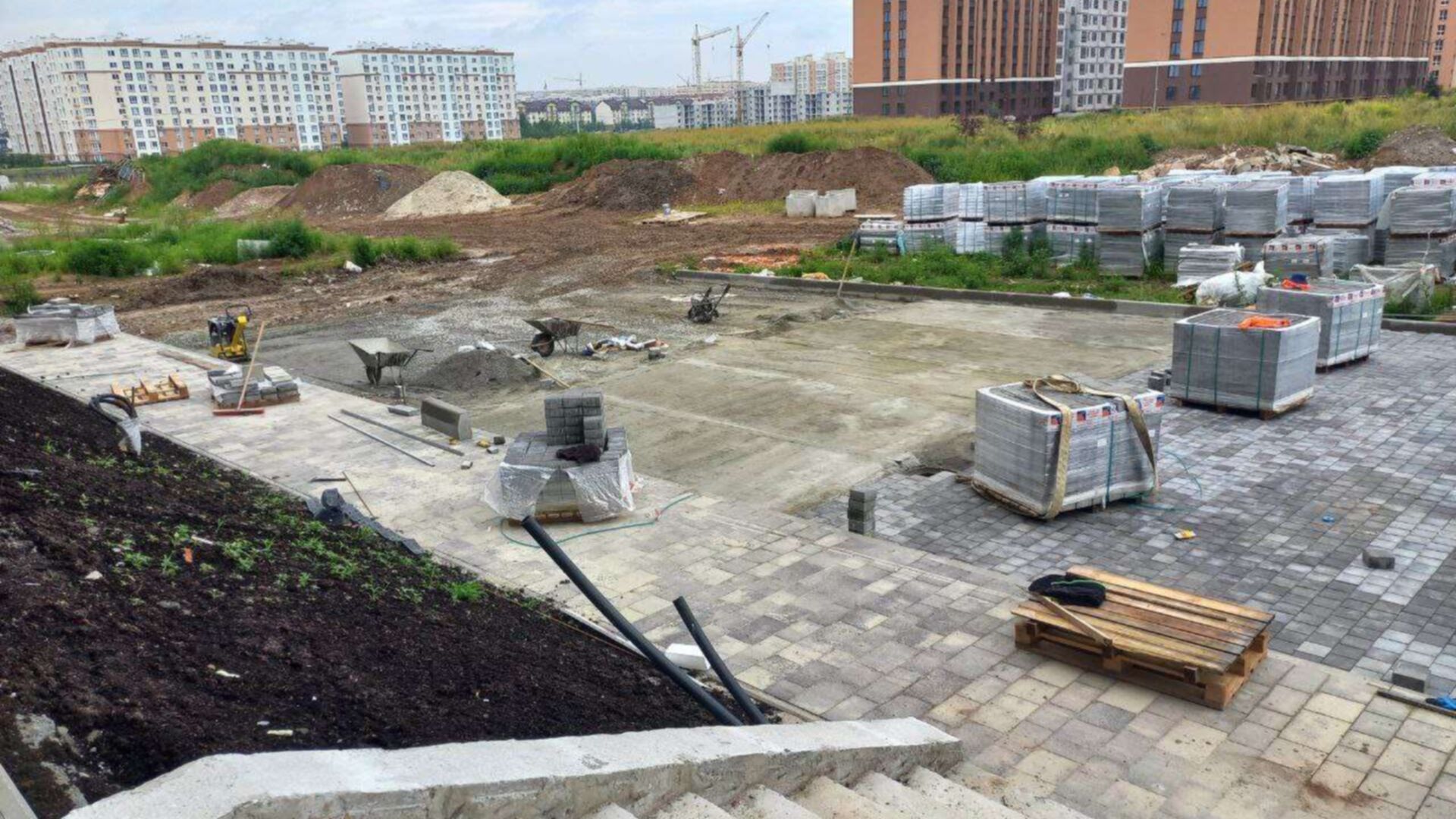 Состоянием на июль 2023 года ЖК Park Residence ход строительства фото 597887