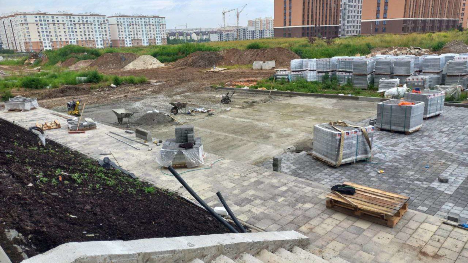 Состоянием на июль 2023 года ЖК Park Residence ход строительства фото 597907