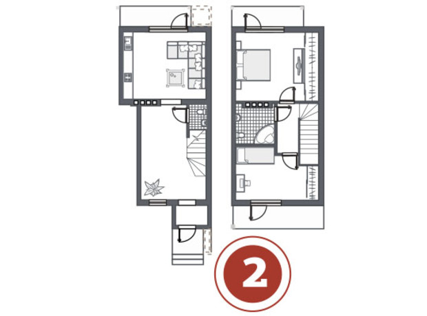 КГ Andora: планировка 3-комнатной квартиры 112.14 м²