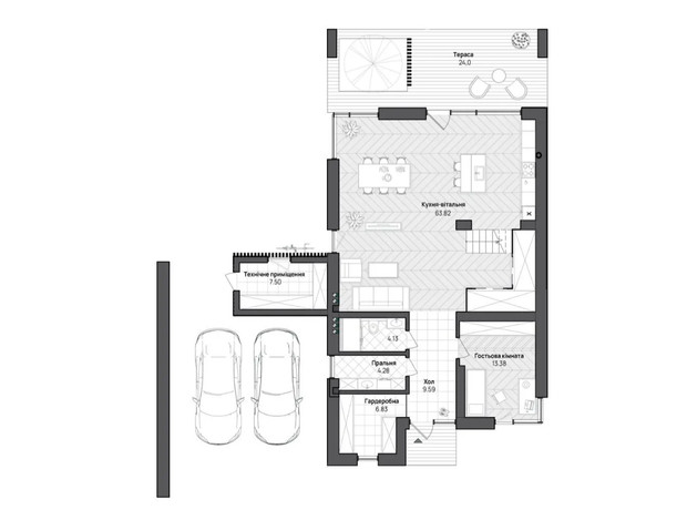 КМ О.Краса: планування 4-кімнатної квартири 210 м²
