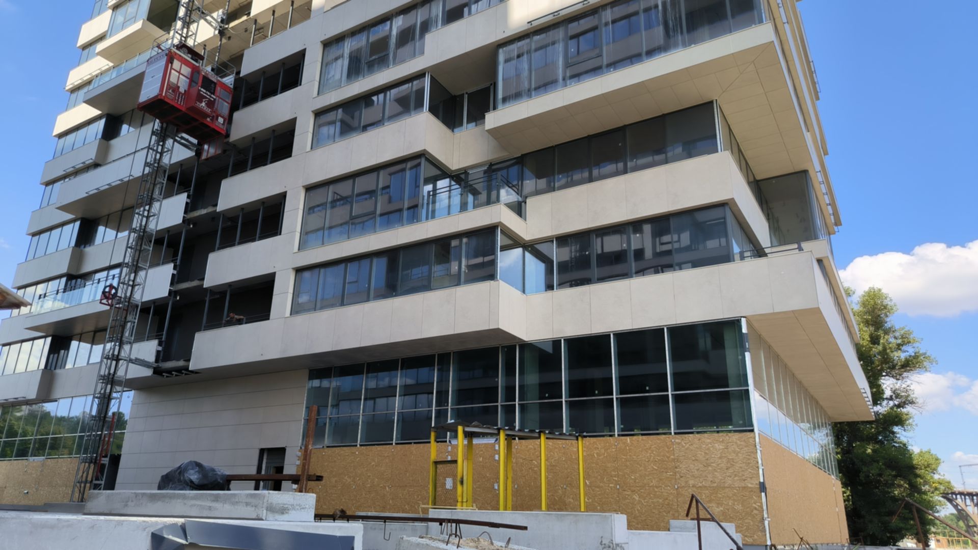 Состоянием на август 2023 года Апарт-комплекс Port City ход строительства фото 599057