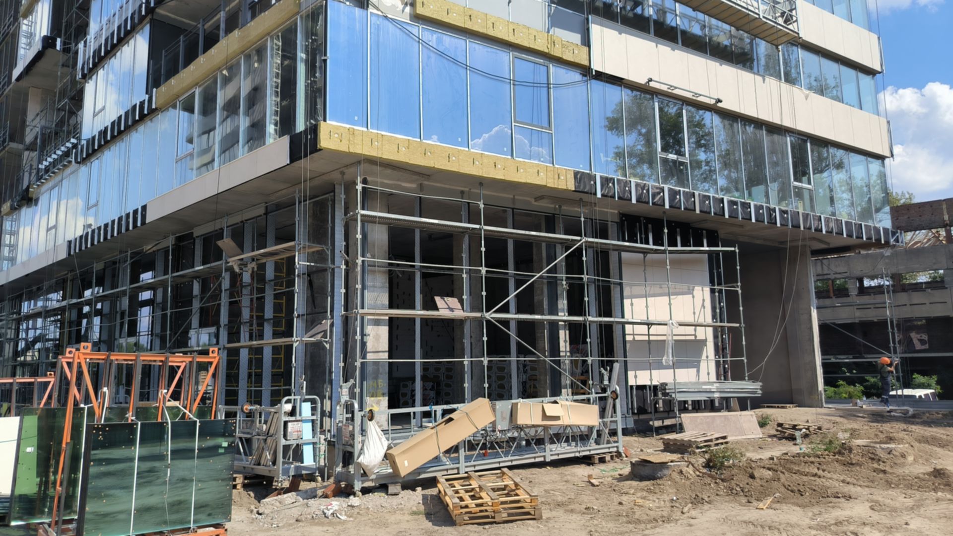 Состоянием на август 2023 года Апарт-комплекс Port City ход строительства фото 599069