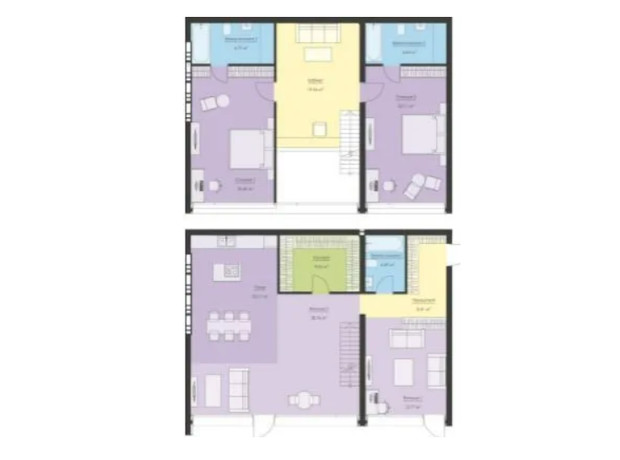 ЖК Новый Подол: планировка 5-комнатной квартиры 166.03 м²