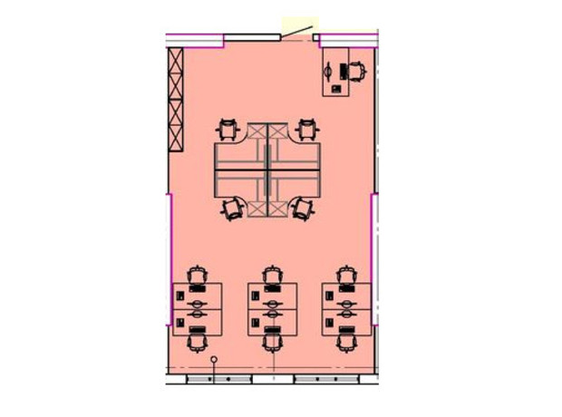 БЦ PlatOn: планування приміщення 62.7 м²
