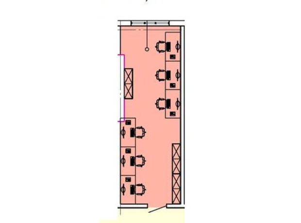 БЦ PlatOn: планування приміщення 116.7 м²