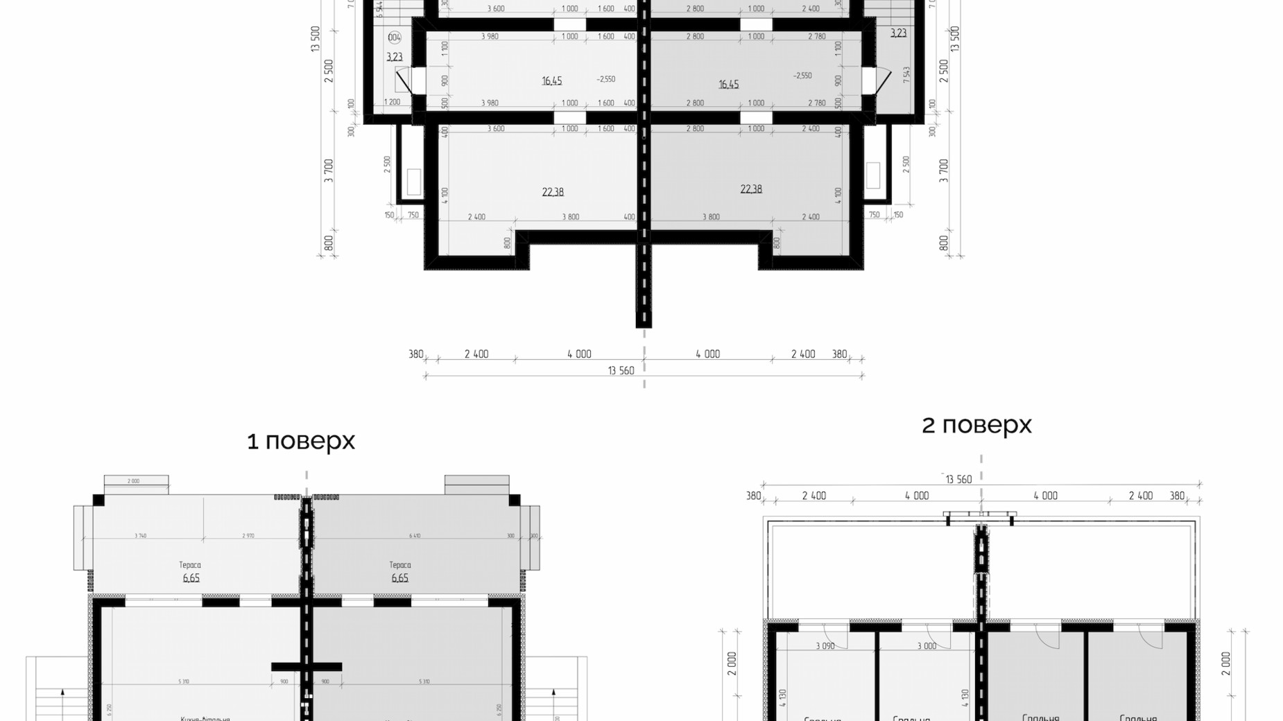 Планування дуплекса в Дуплекс Dream House 224 м², фото 604515