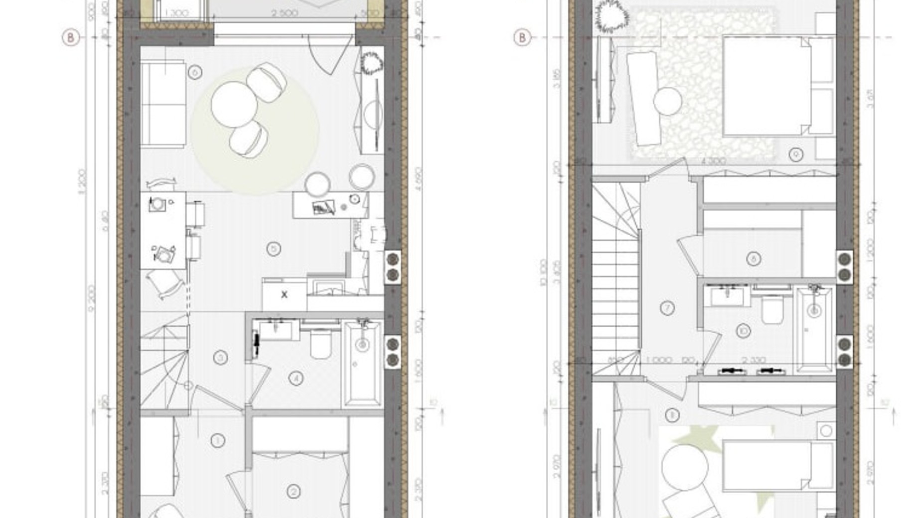 Планировка таунхауса в Таунхаус Sвой Dом 2 77.14 м², фото 604518