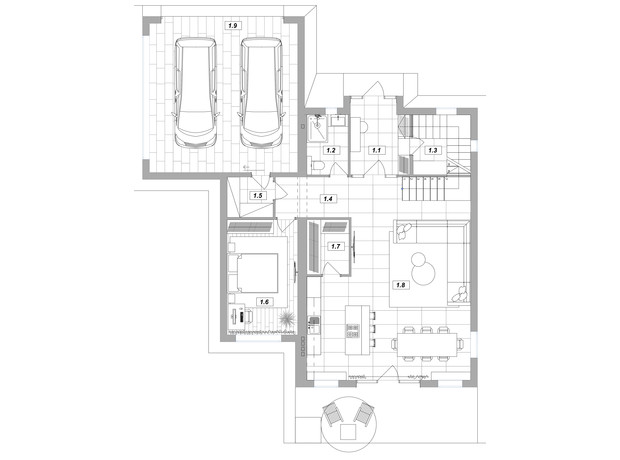 КМ LakeWood 2: планування 4-кімнатної квартири 246 м²