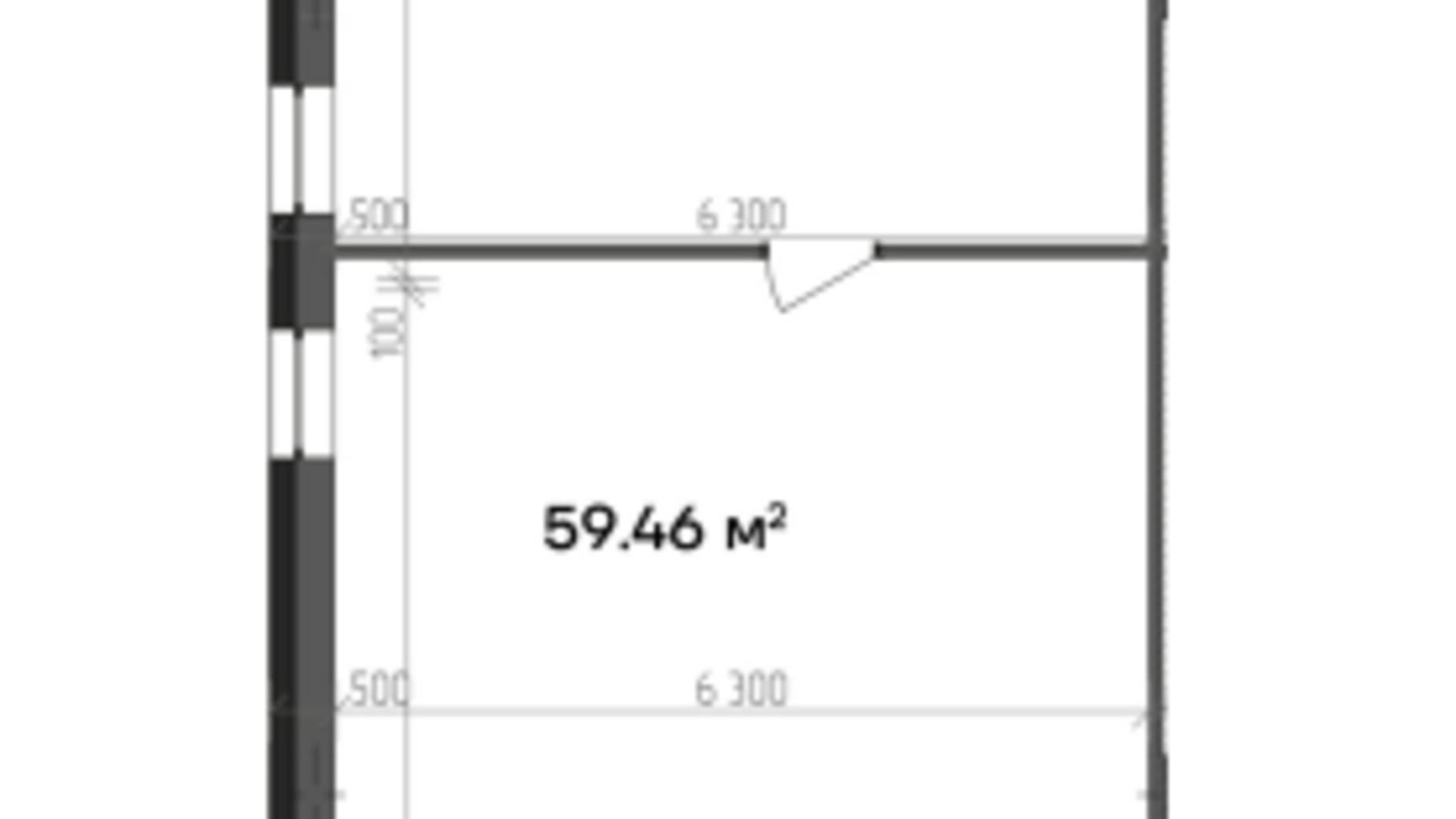 Планировка торгового помещения в МФК Shevchenka 113.78 м², фото 607283