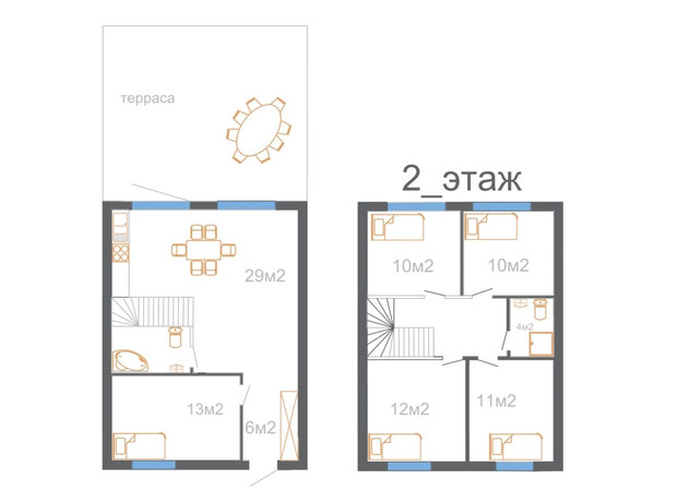 КМ вул. Кругова, 53: планування 5-кімнатної квартири 105 м²