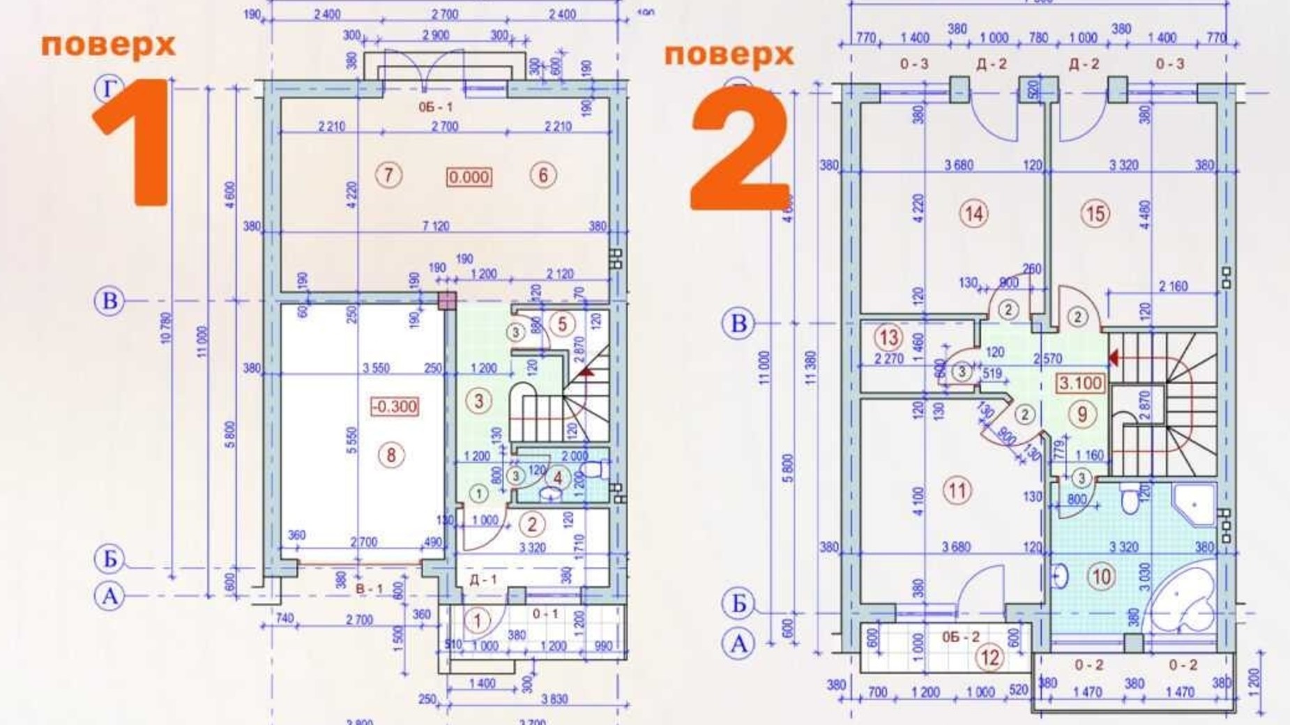 Планування котеджу в КМ Твій Дім 135 м², фото 608544