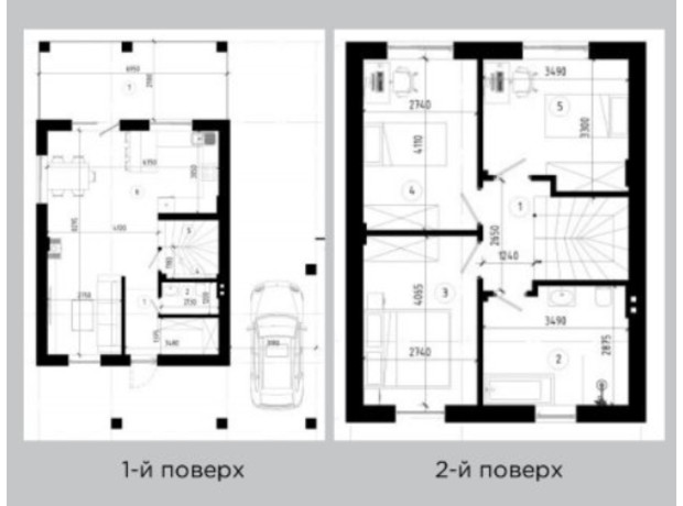 КМ Буде Дім. Підберізці: планування 4-кімнатної квартири 105 м²