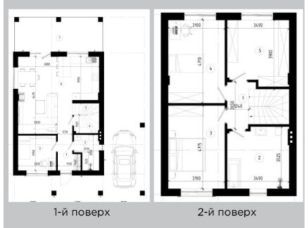 КГ Будет Дом. Подберезцы: планировка 4-комнатной квартиры 120 м²