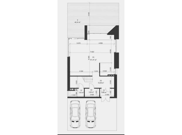 КМ Shepit Villas: планування 2-кімнатної квартири 174 м²