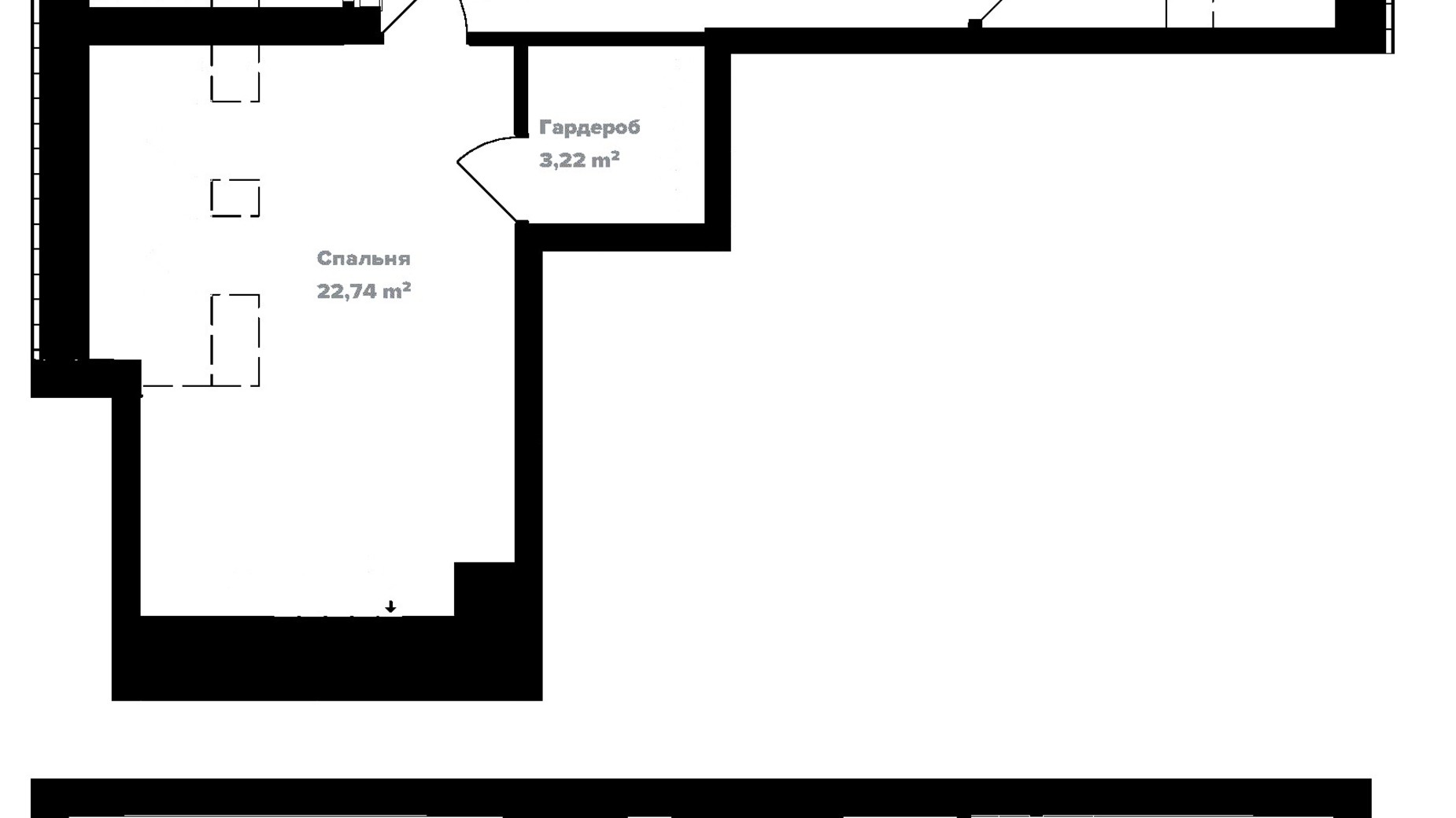 Планування багато­рівневої квартири в ЖК Білий Шоколад Center 141.4 м², фото 609430