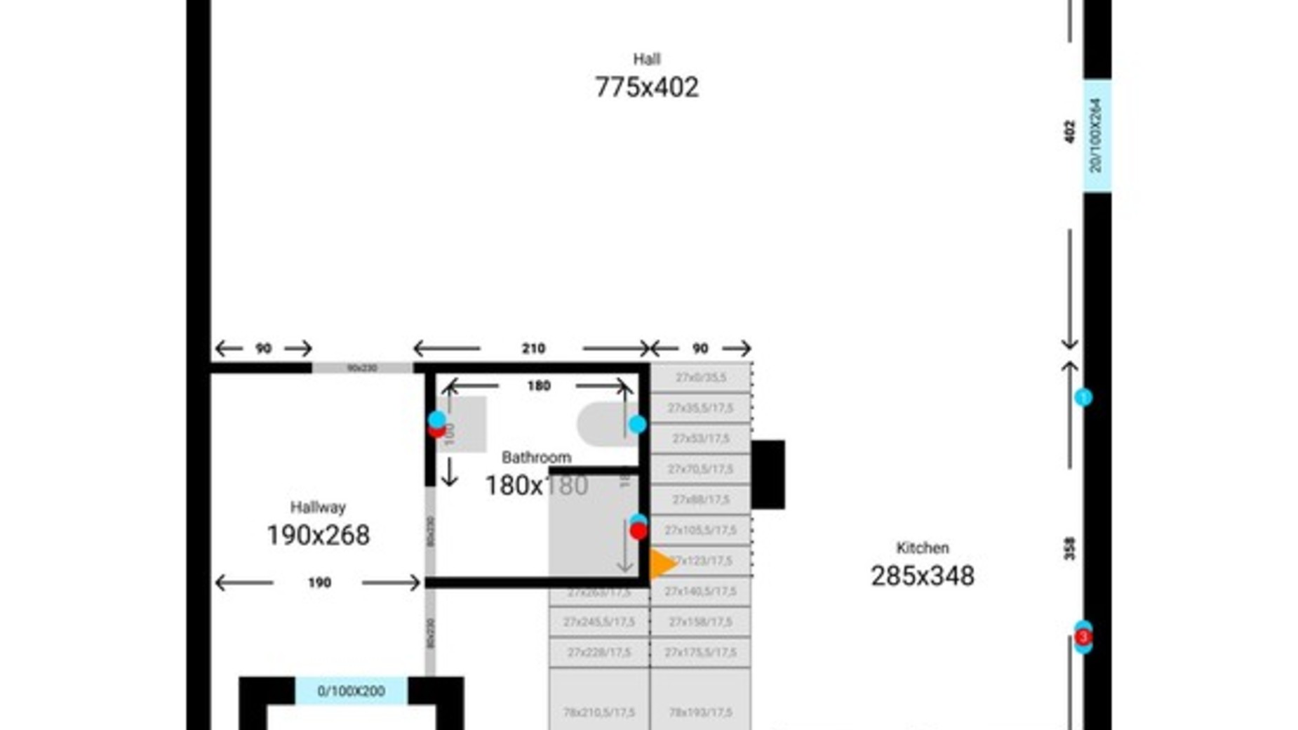 Планування таунхауса в Таунхаус ProfiTHouse 111 м², фото 609454