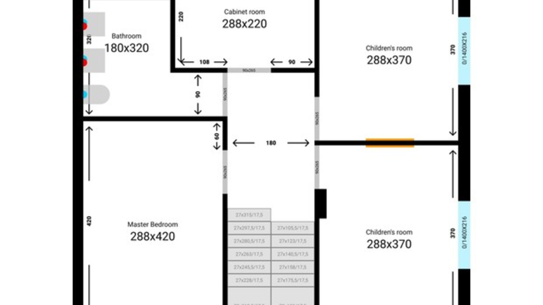 Планування таунхауса в Таунхаус ProfiTHouse 111 м², фото 609455