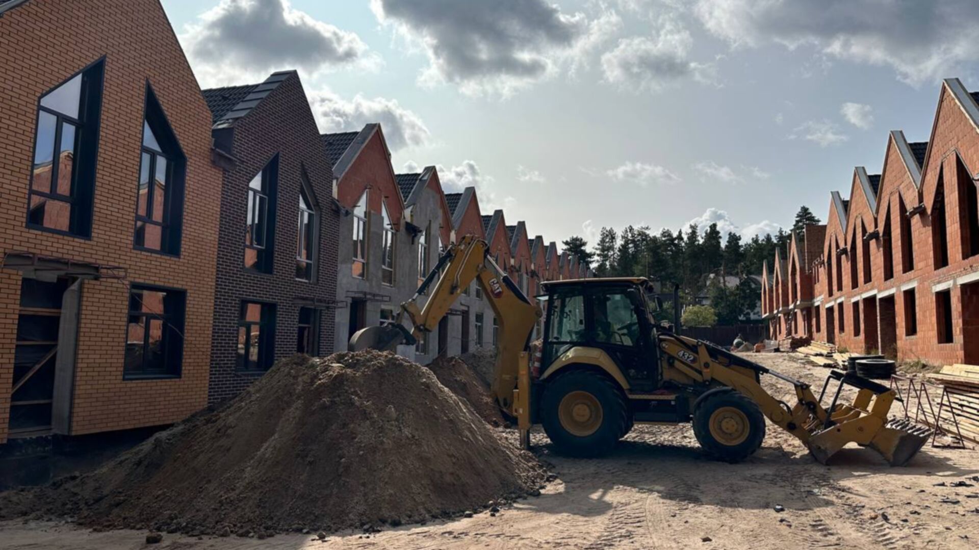 Состоянием на октябрь 2023 года Таунхаус Fort Homes ход строительства фото 612687