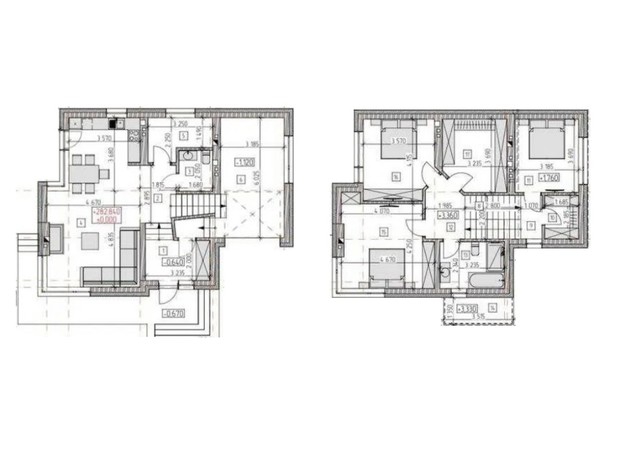 КМ Буковий Гай 2: планування 4-кімнатної квартири 165 м²