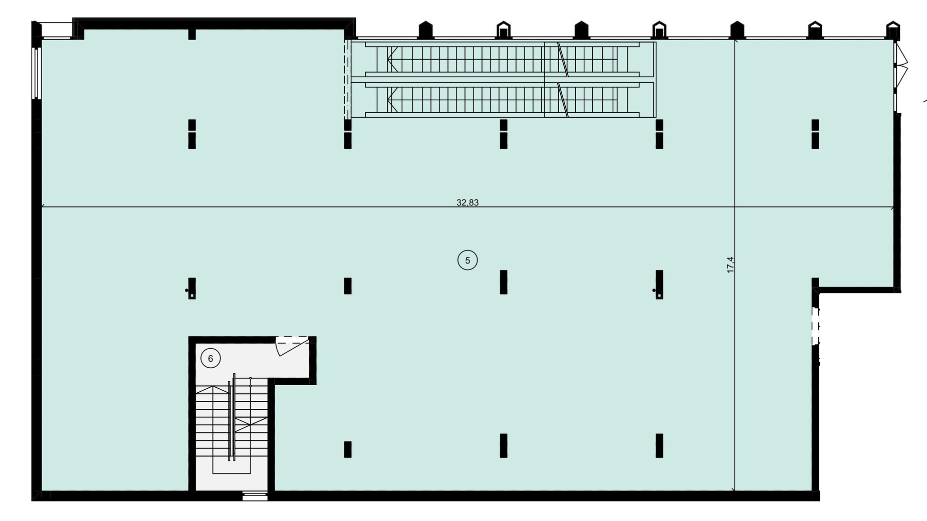 Планировка помещения в Бизнес центр "Полесский" 525.4 м², фото 614869