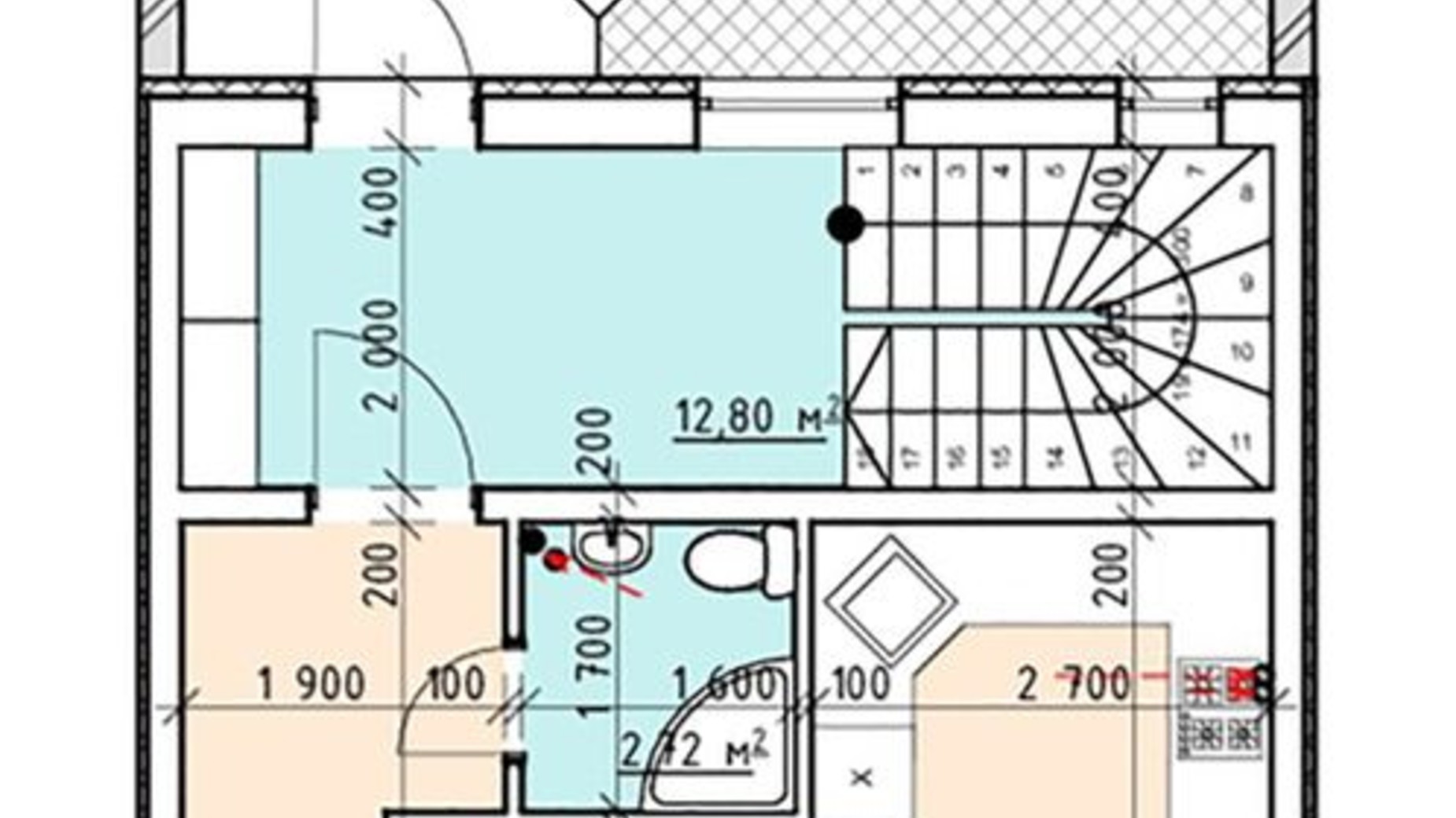 Планировка таунхауса в КГ Ecovillage 164 м², фото 614875