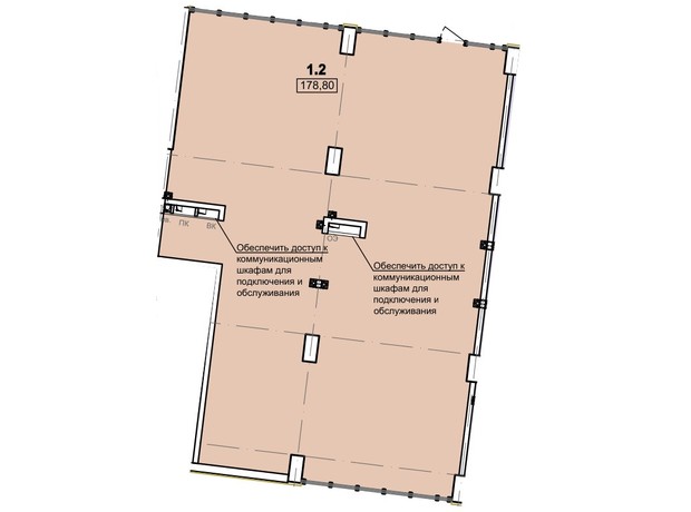 Апарт-комплекс Итака: планировка помощения 178.8 м²