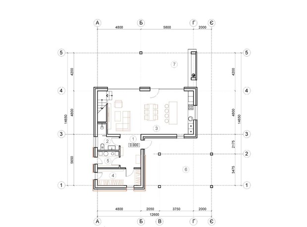 КГ Крушинка Парк: планировка 3-комнатной квартиры 150 м²