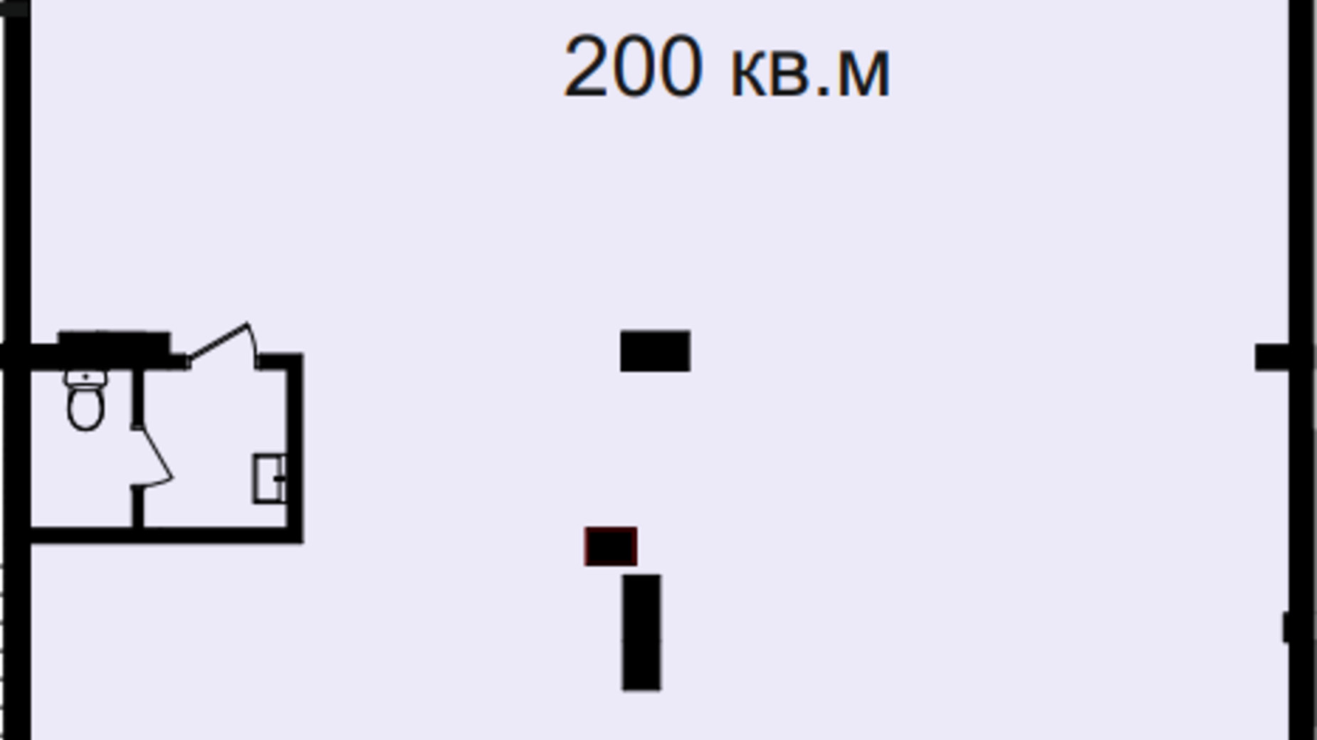 Планування приміщення в ЖК На Острозького 200 м², фото 618137