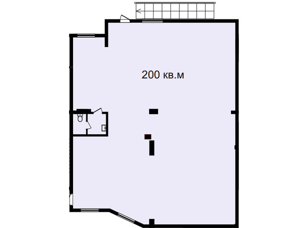 ЖК На Острозького: планировка помощения 200 м²