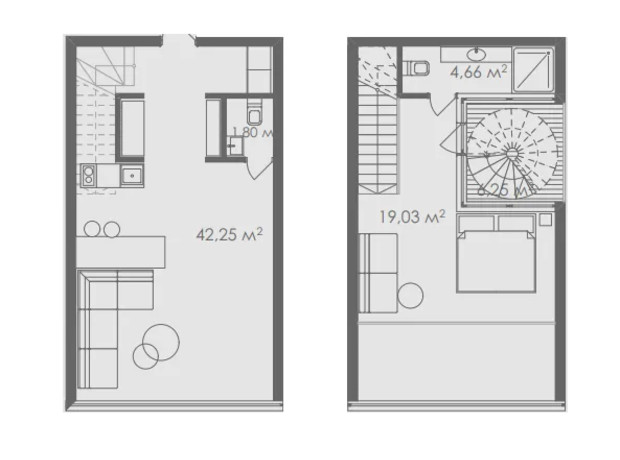 Апарт-комплекс Crystal Hills: планування 3-кімнатної квартири 70 м²