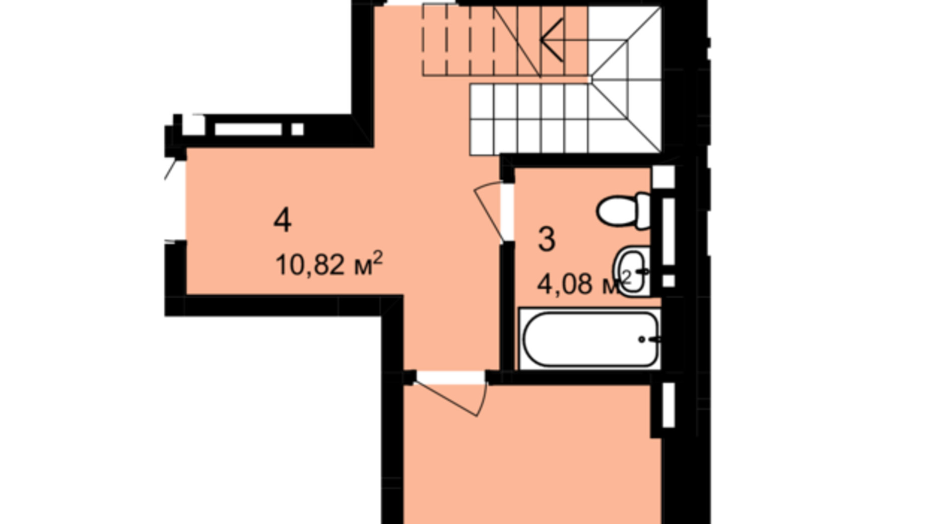 Планировка много­уровневой квартиры в ЖК Q-4 Quoroom Avenue 120.25 м², фото 618771