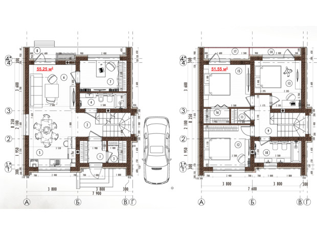 КГ Sвой Dом: планировка 4-комнатной квартиры 110.91 м²