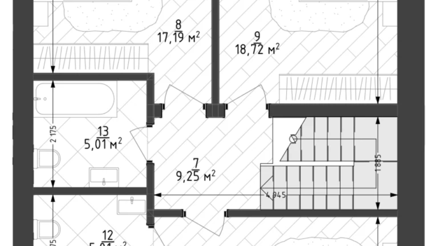 Планировка коттеджа в КГ Lagom 149 м², фото 626186