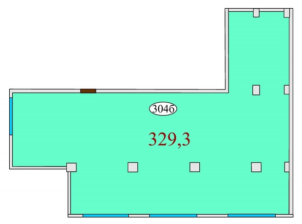 ЖК Баку: планування приміщення 329.3 м²