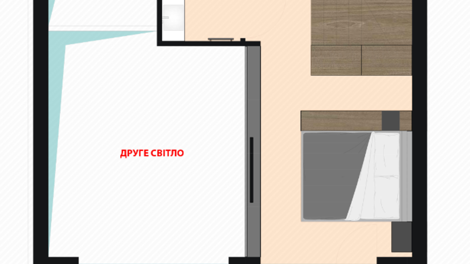 Планування дуплекса в Апарт-готель Green Rest 63.61 м², фото 626583