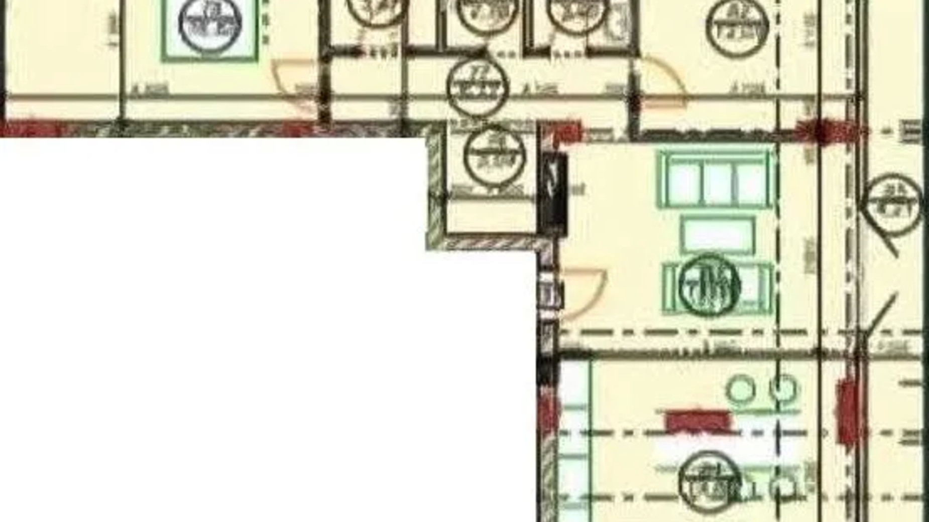 Планировка 3-комнатной квартиры в ЖК Европейский Квартал 85 м², фото 627643