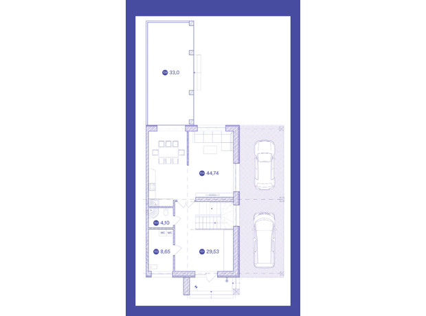 КГ Vita Energy Residence: планировка 4-комнатной квартиры 248.7 м²
