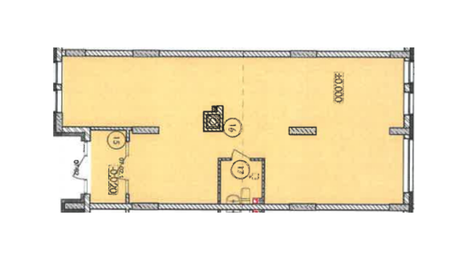 Планировка помещения в ЖК Lazur Sky 87.6 м², фото 632708