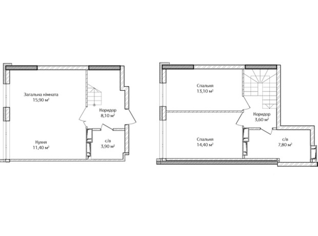 ЖК City Park 2: планування 3-кімнатної квартири 81.8 м²