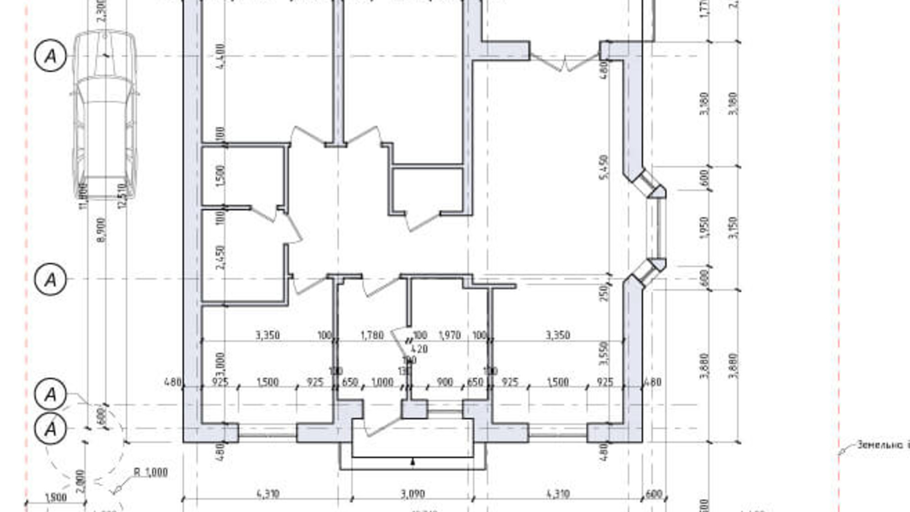 Планування котеджу в КМ Міжріччя 120 м², фото 633317