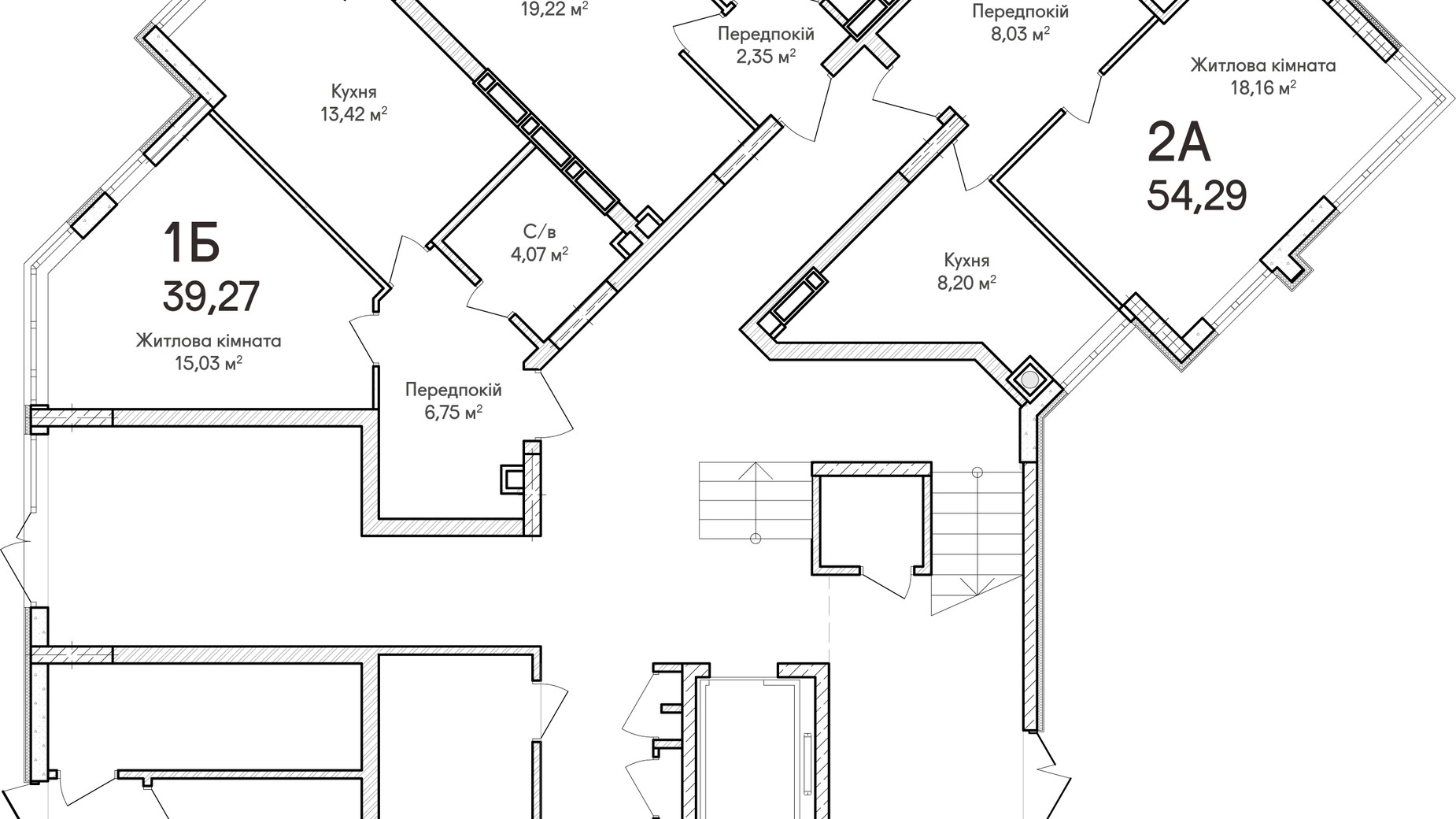 Планування 1-кімнатної квартири в ЖК Синергія Сіті 38 м², фото 634302