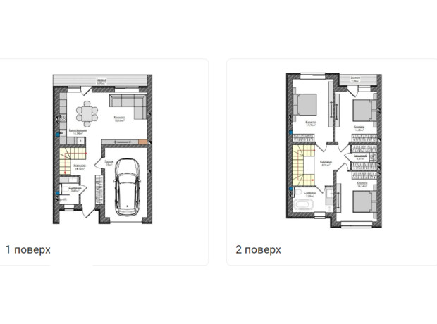 КГ Садовые Росы: планировка 3-комнатной квартиры 135 м²